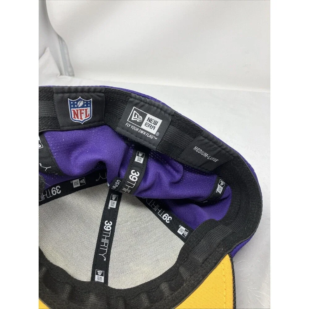 NFL Minnesota Vikings Hat LOT OF 3 Fitted Football Cap New Era M/L & L/XL